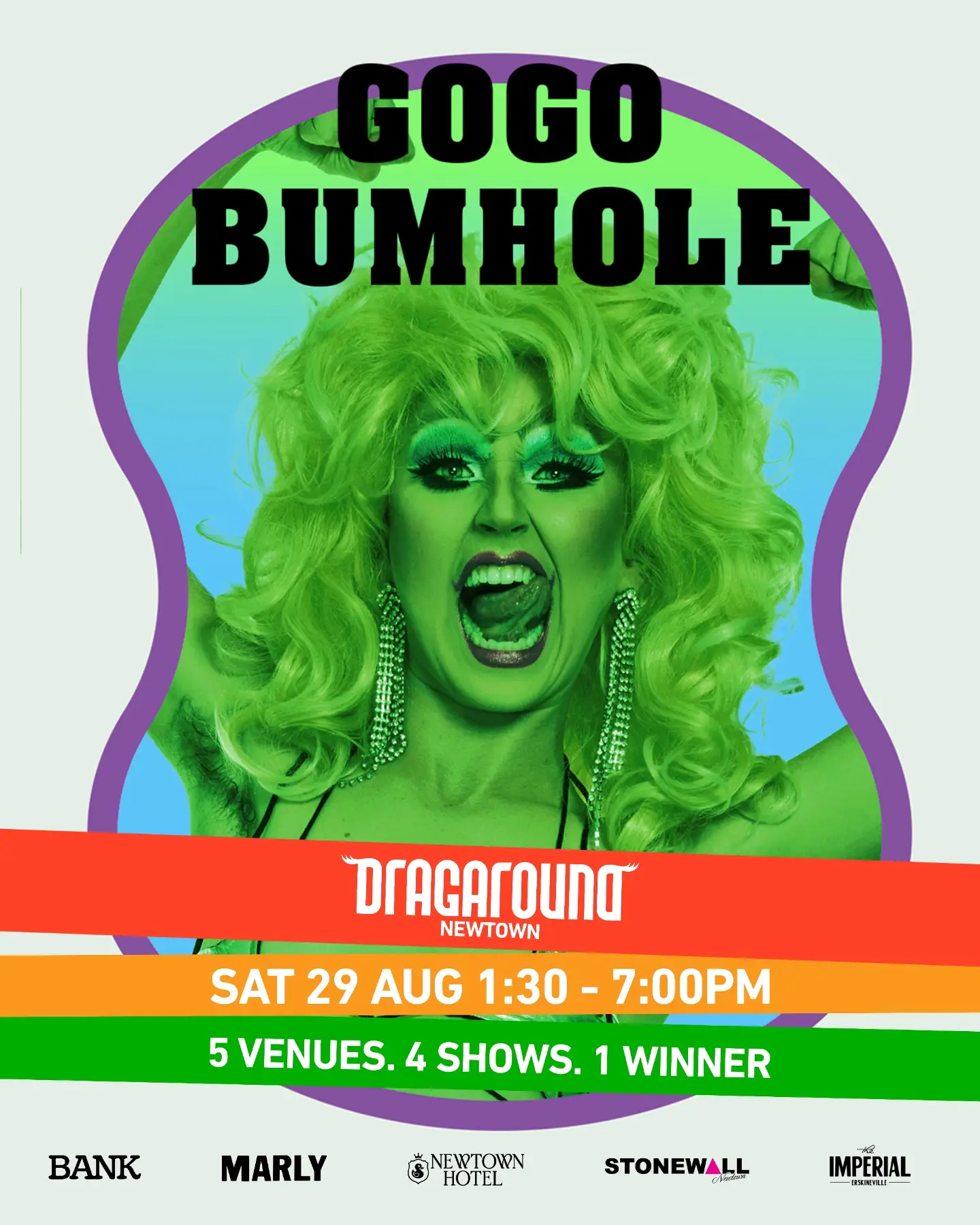 DRAGAROUND – Australia's First-ever Daytime Drag Pub Crawl flyer - image 9 of 10