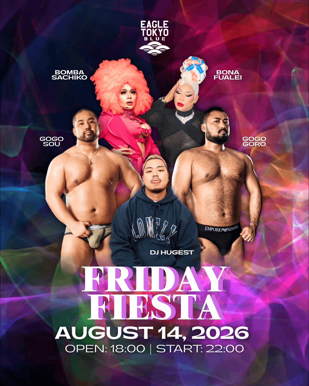 [EAGLE TOKYO BLUE] FRIDAY FIESTA flyer