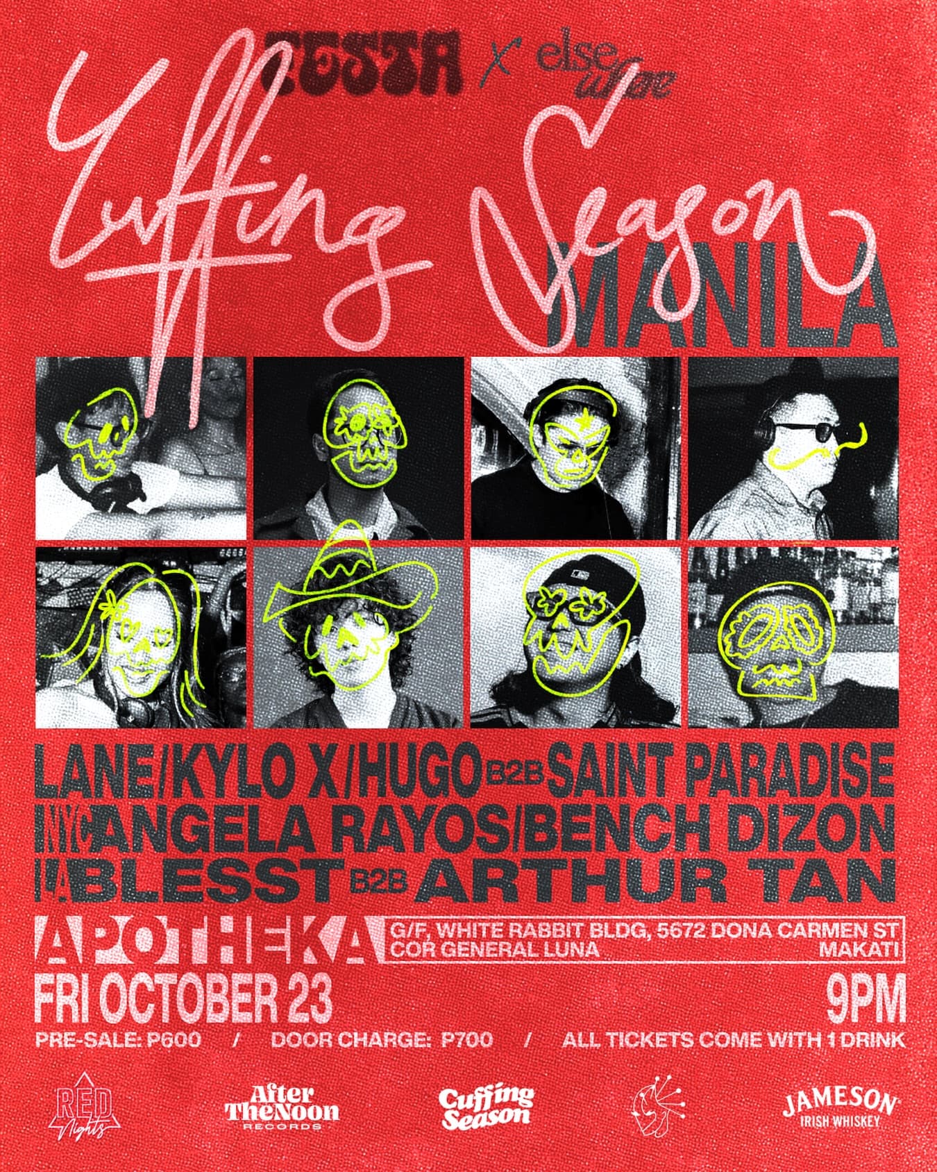 FESTA x ELSEWHERE PRESENT CUFFING SEASON MANILA flyer