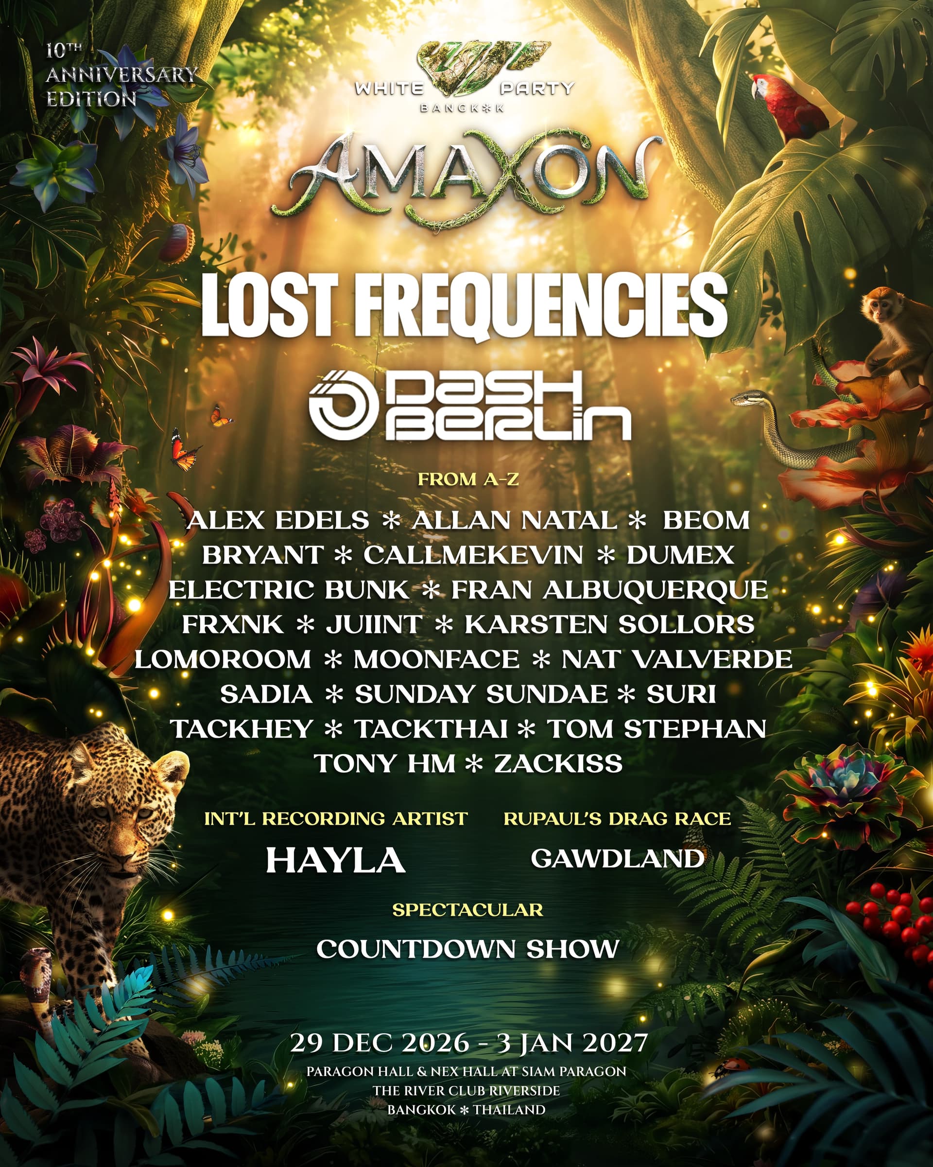White Party Bangkok presents AmaXon - 10th Anniversary Edition flyer - image 2 of 9