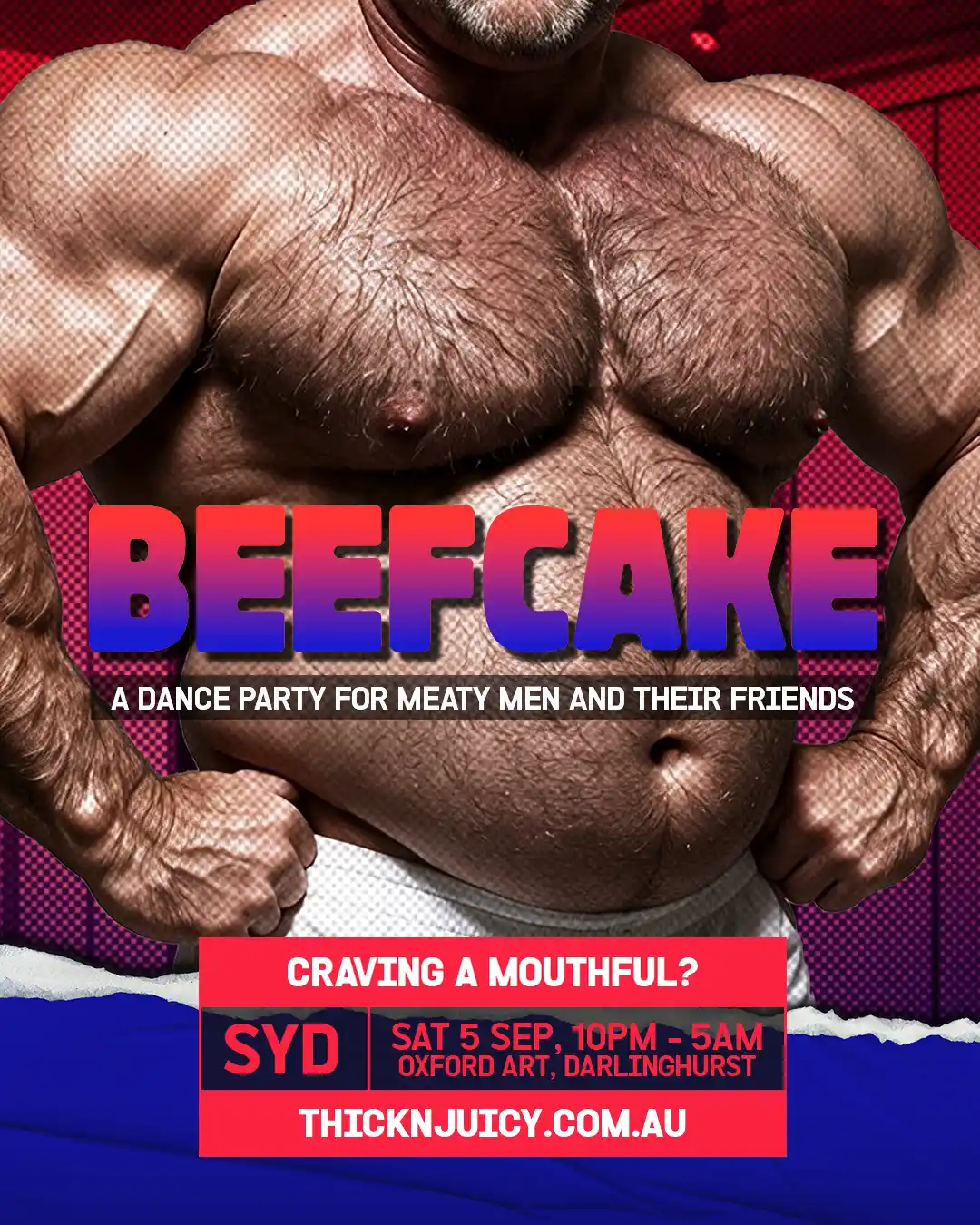 BEEFCAKE 🥩 Sydney @ Oxford Art Factory flyer