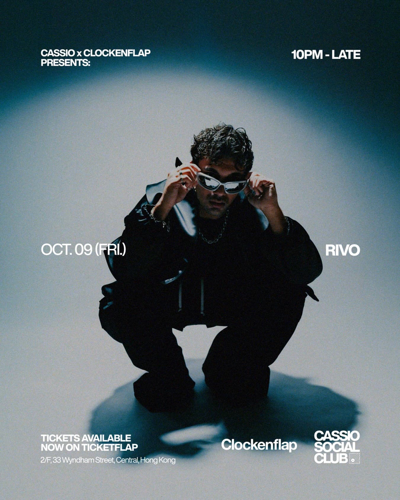CASSIO x CLOCKENFLAP presents: RIVO flyer