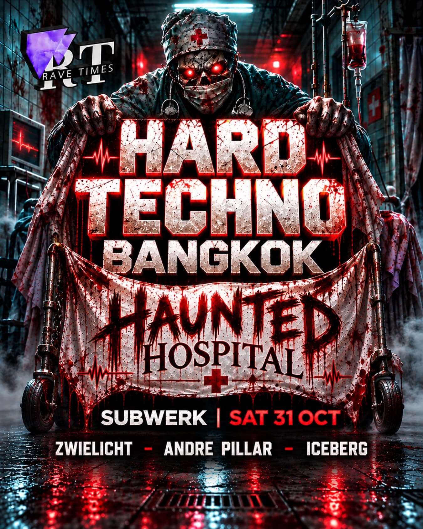 HAUNTED HOSPITAL flyer