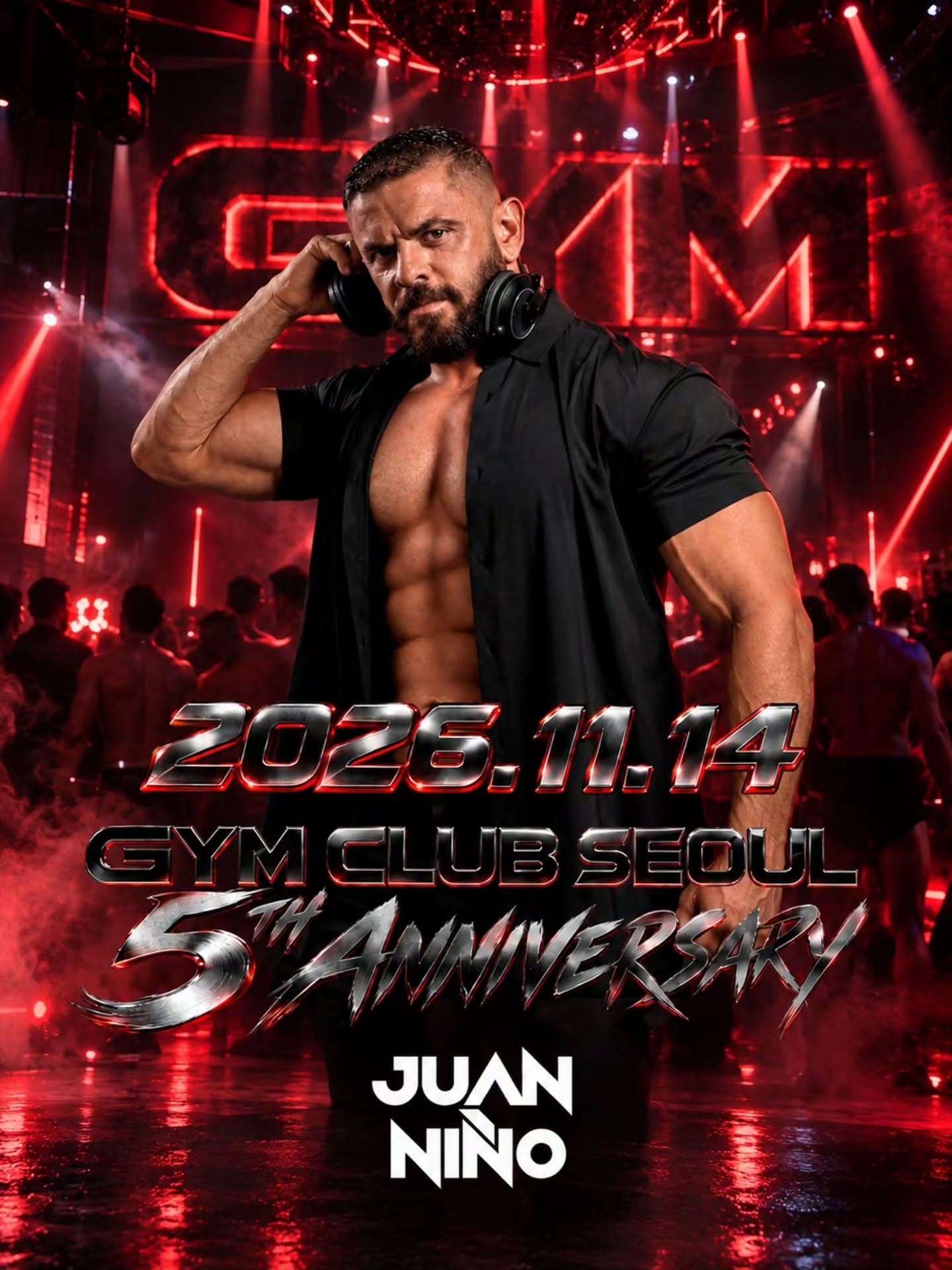 GYM CLUB SEOUL 5th Anniversary flyer