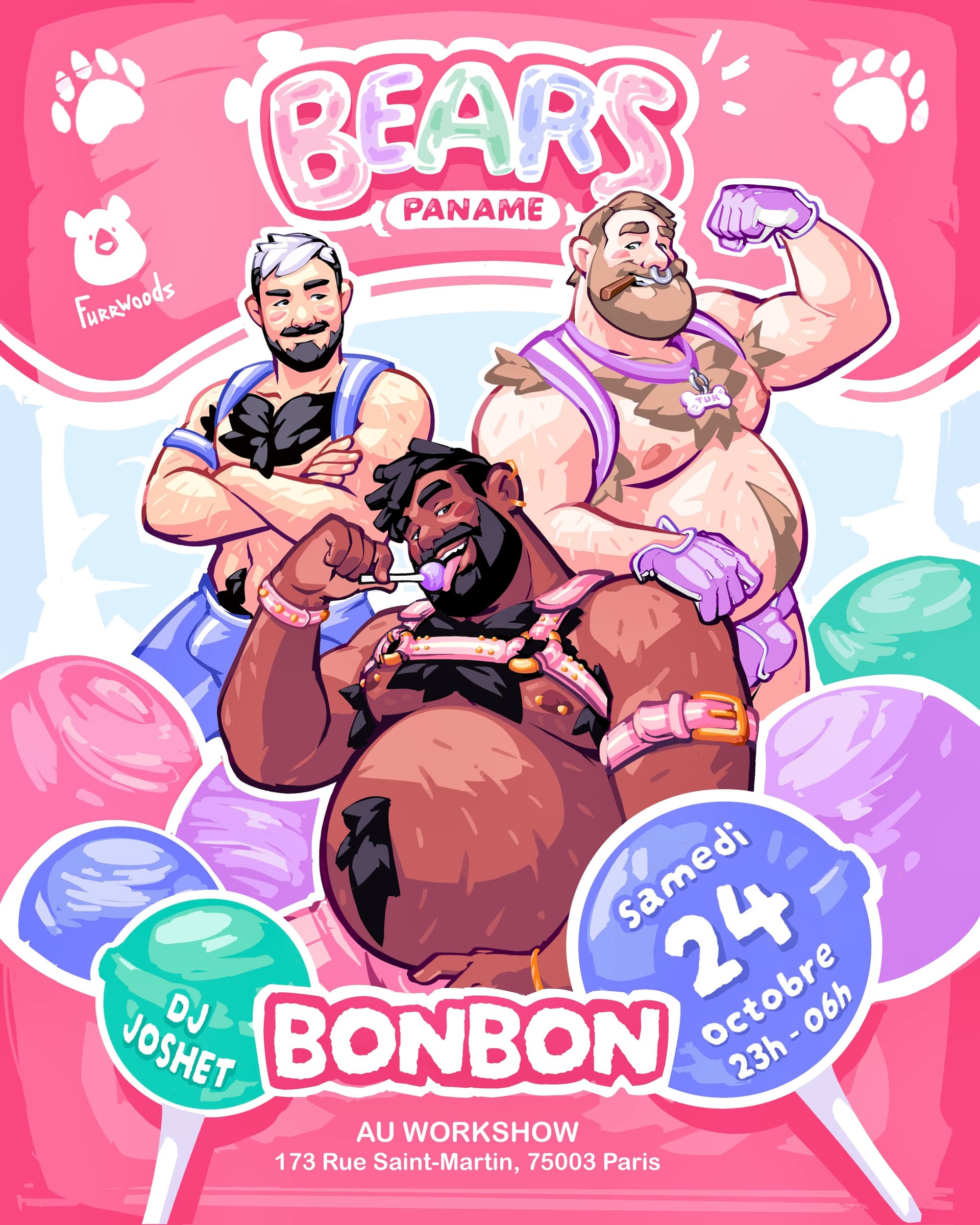 BEARS PANAME — BONBON flyer