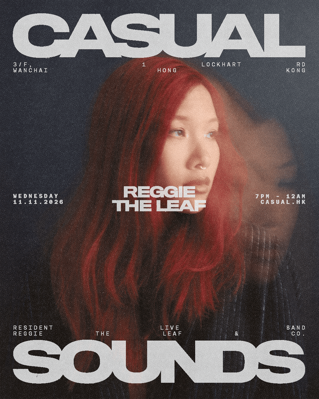 REGGIE THE LEAF VOL.2 - Live Band Residency flyer