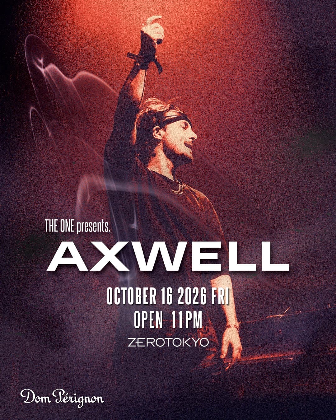 THE ONE Presents Axwell flyer