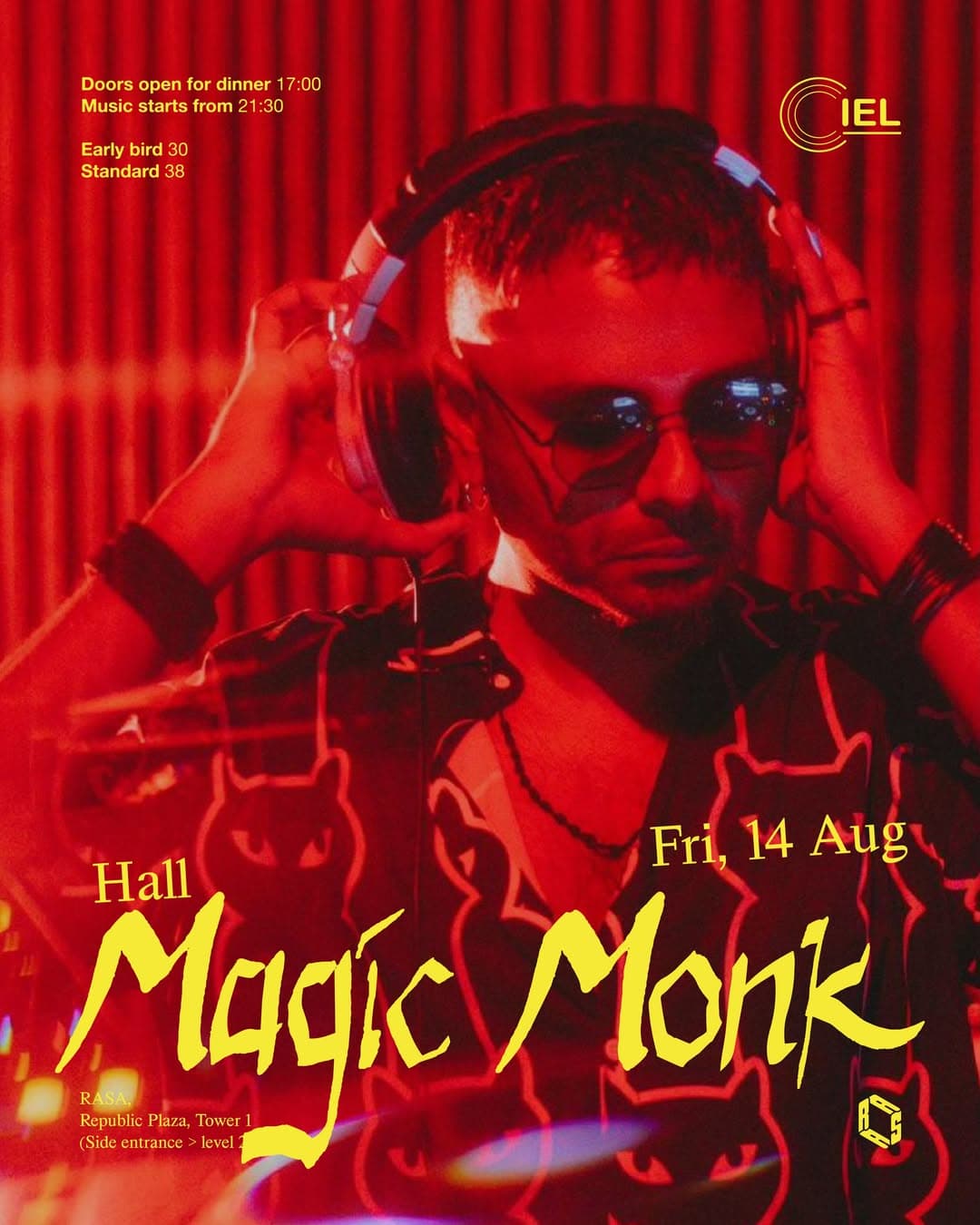 RASA x Ciel Social Singapore presents Ken Ishii flyer - image 3 of 6