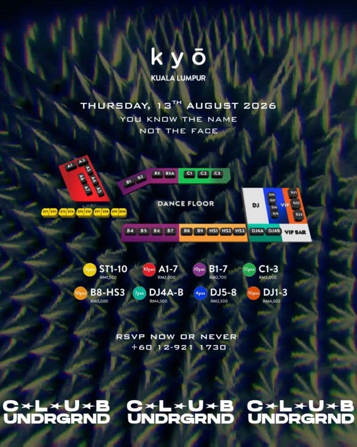 CLUB UNRDGRND & KYO KL present Sam Collins flyer - image 3 of 6