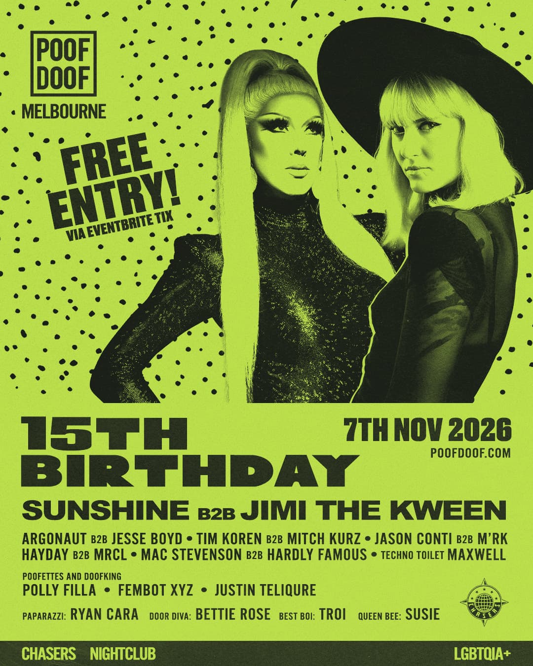 POOF DOOF 15th Birthday flyer - image 3 of 5