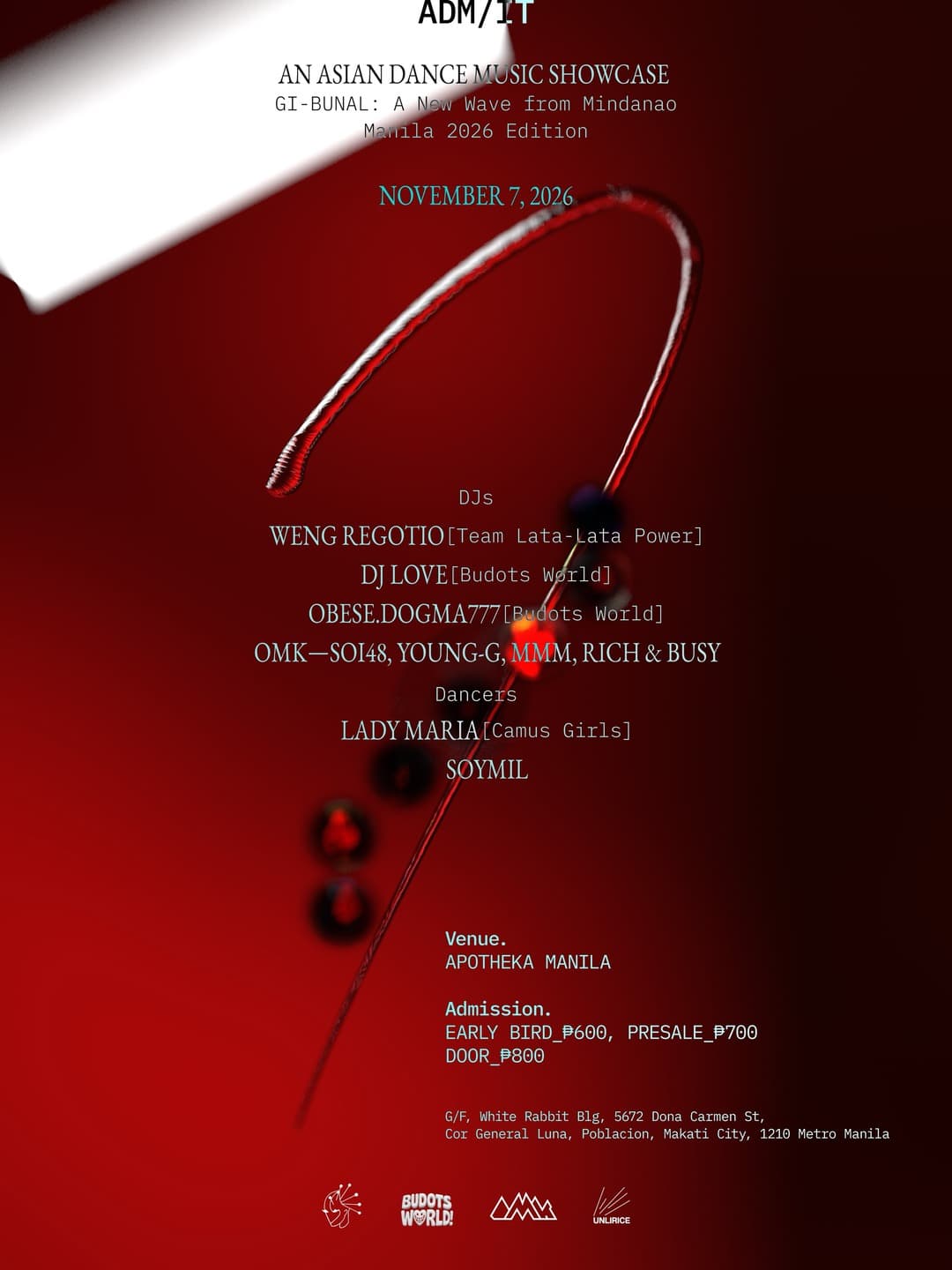 ADM/IT presents: GI-BUNAL, A New Wave from Mindanao flyer