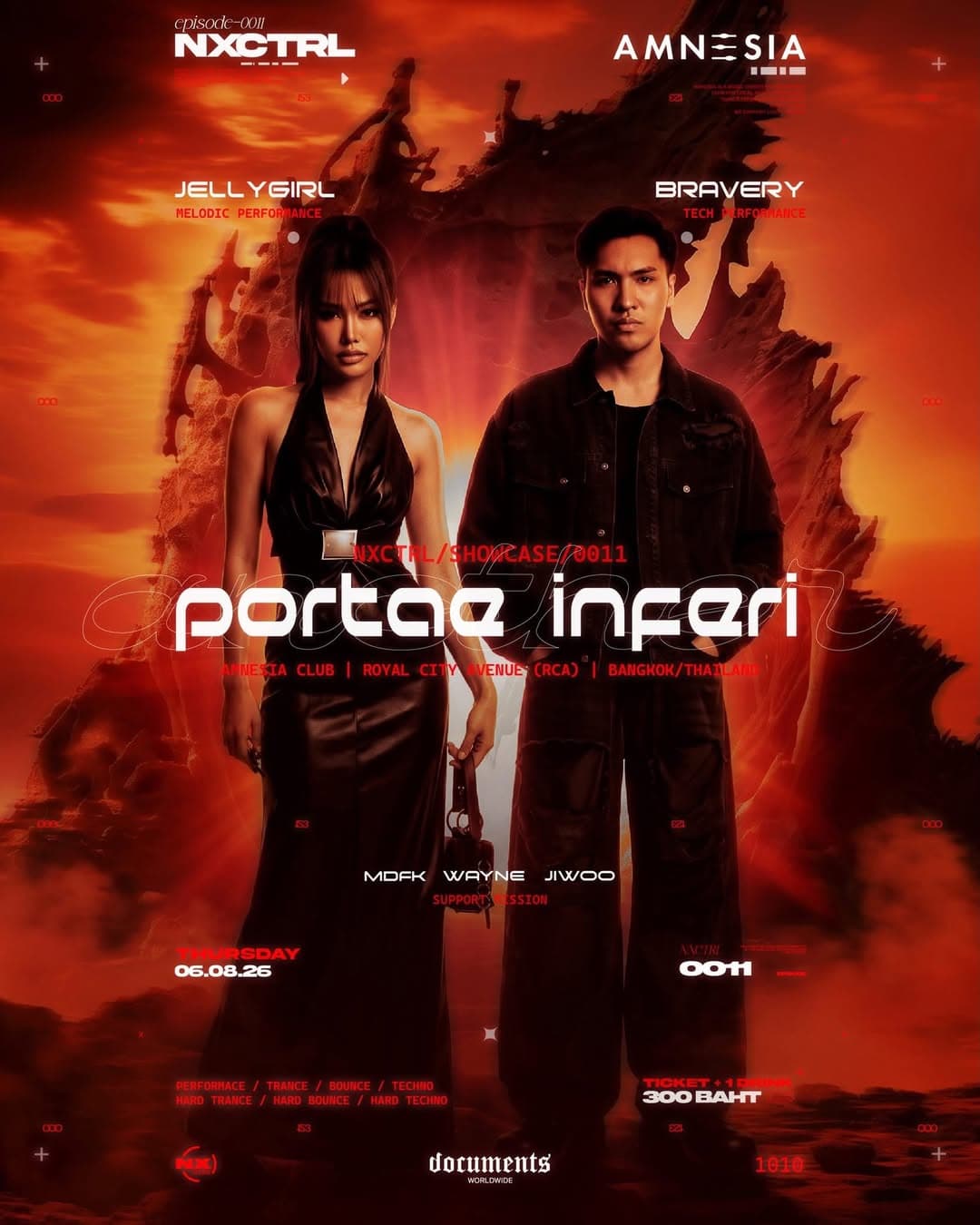 nxctrl episode-0011 cast show "portae inferi" flyer
