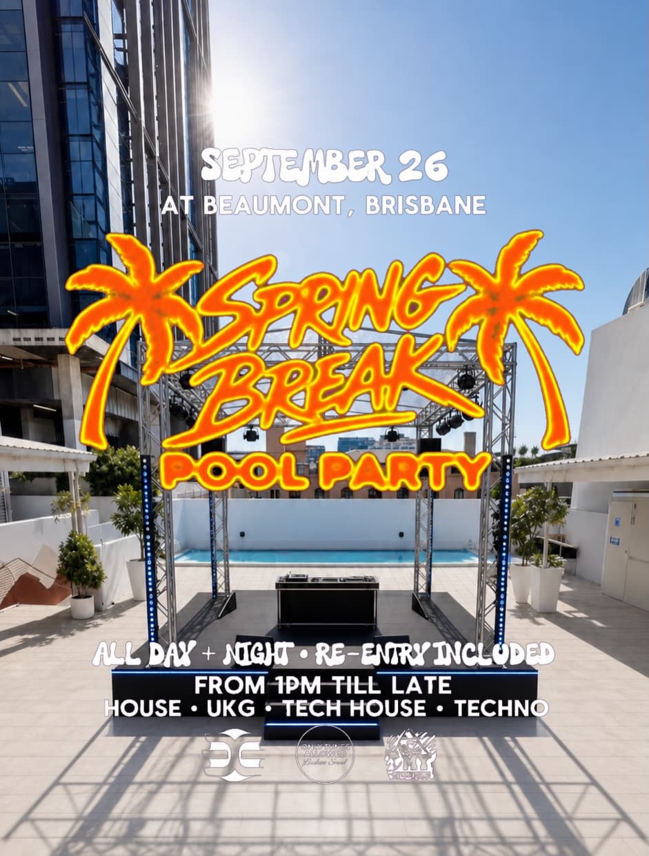 Spring Break Pool Party + TECH-OVER Full Moon Fest flyer - image 3 of 4