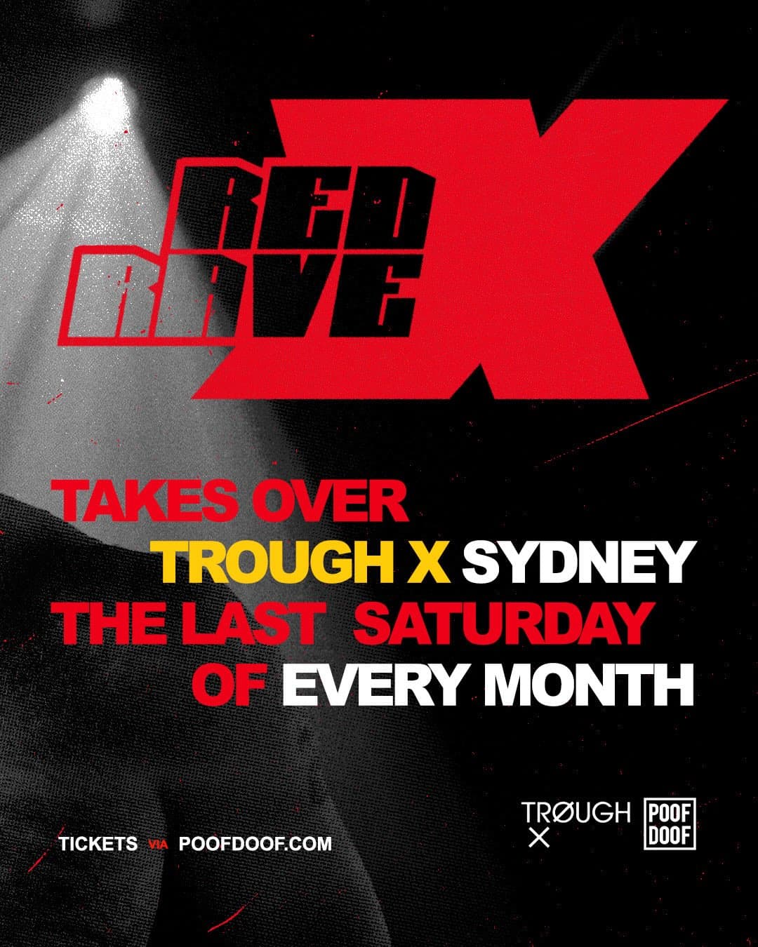 RED RAVE X Sydney flyer - image 2 of 5