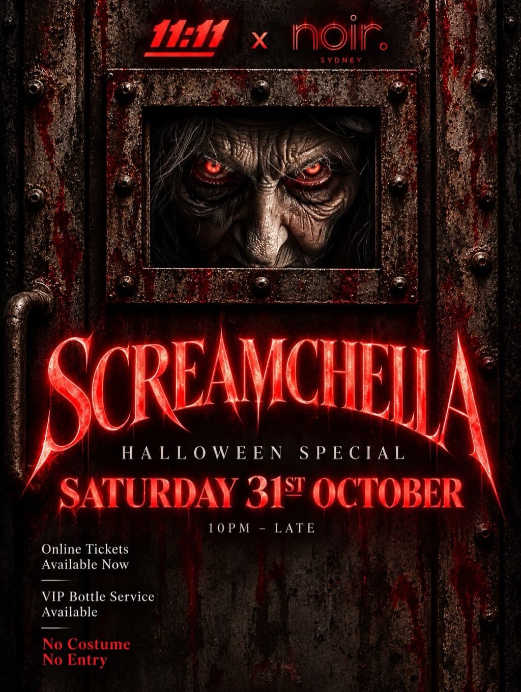11:11 Presents: Screamchella flyer