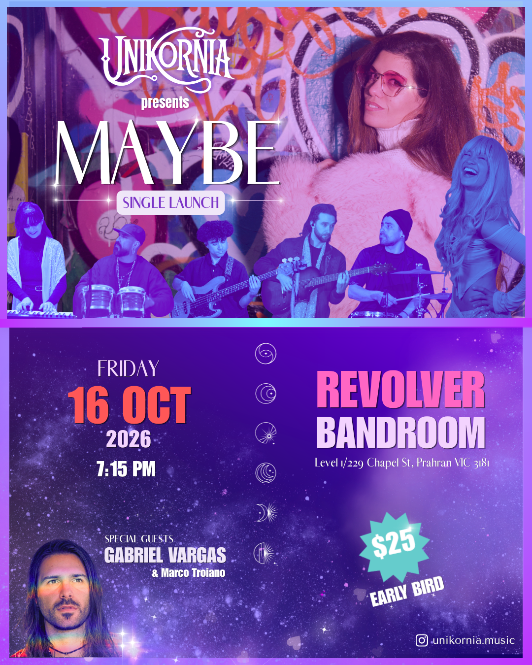 Unikornia — Presents MAYBE flyer