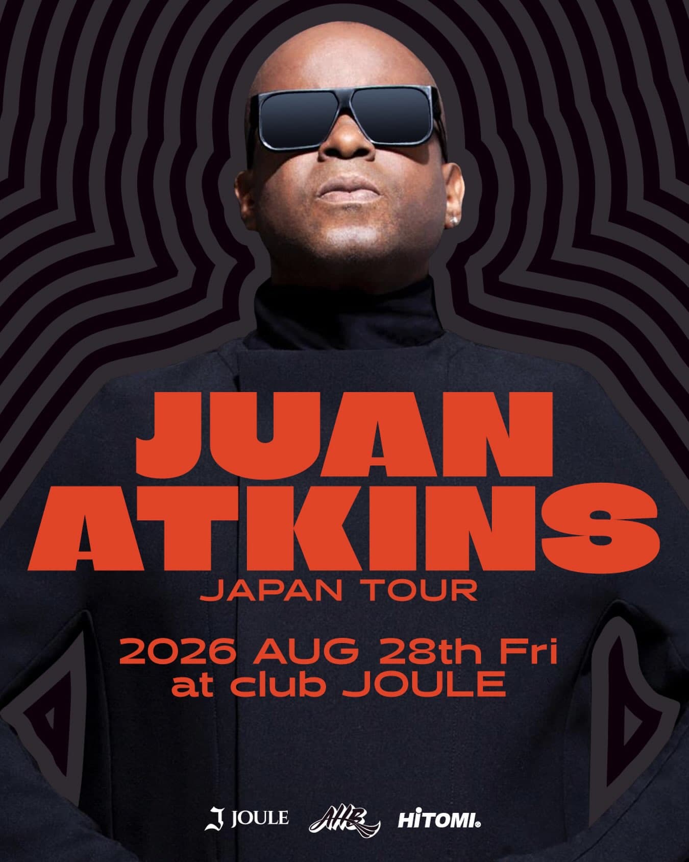 JUAN ATKINS JAPAN TOUR at club JOULE flyer