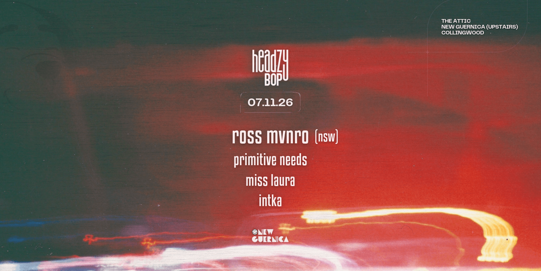 Headzy Bop presents: Ross Mvnro flyer