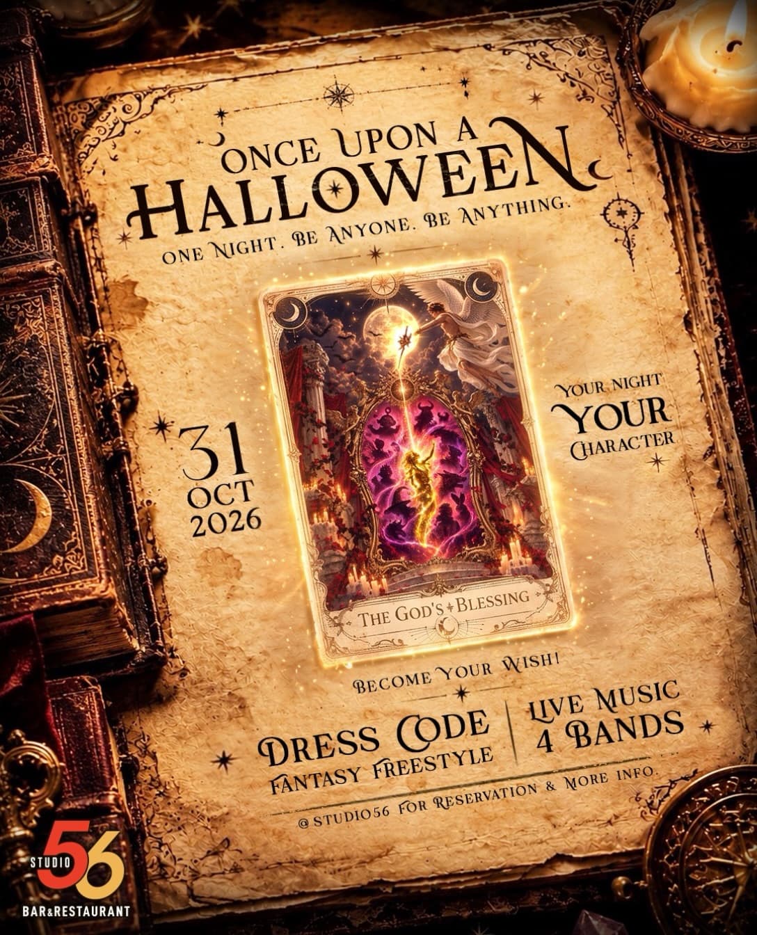 ONCE UPON A HALLOWEEN flyer