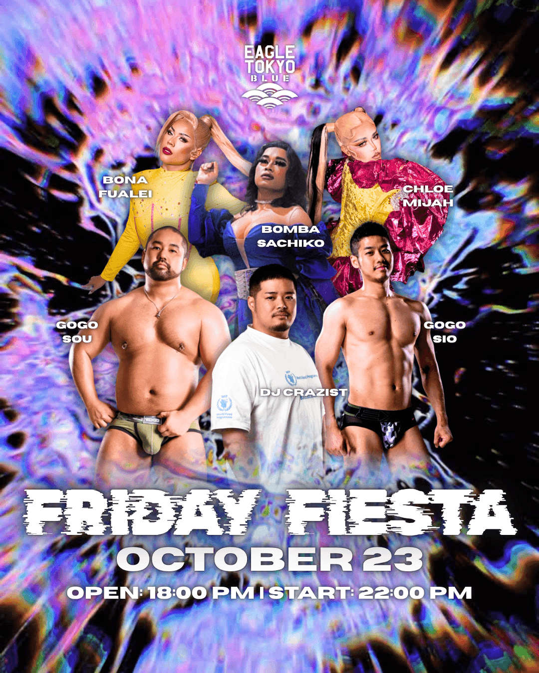 [EAGLE TOKYO BLUE] FRIDAY FIESTA flyer
