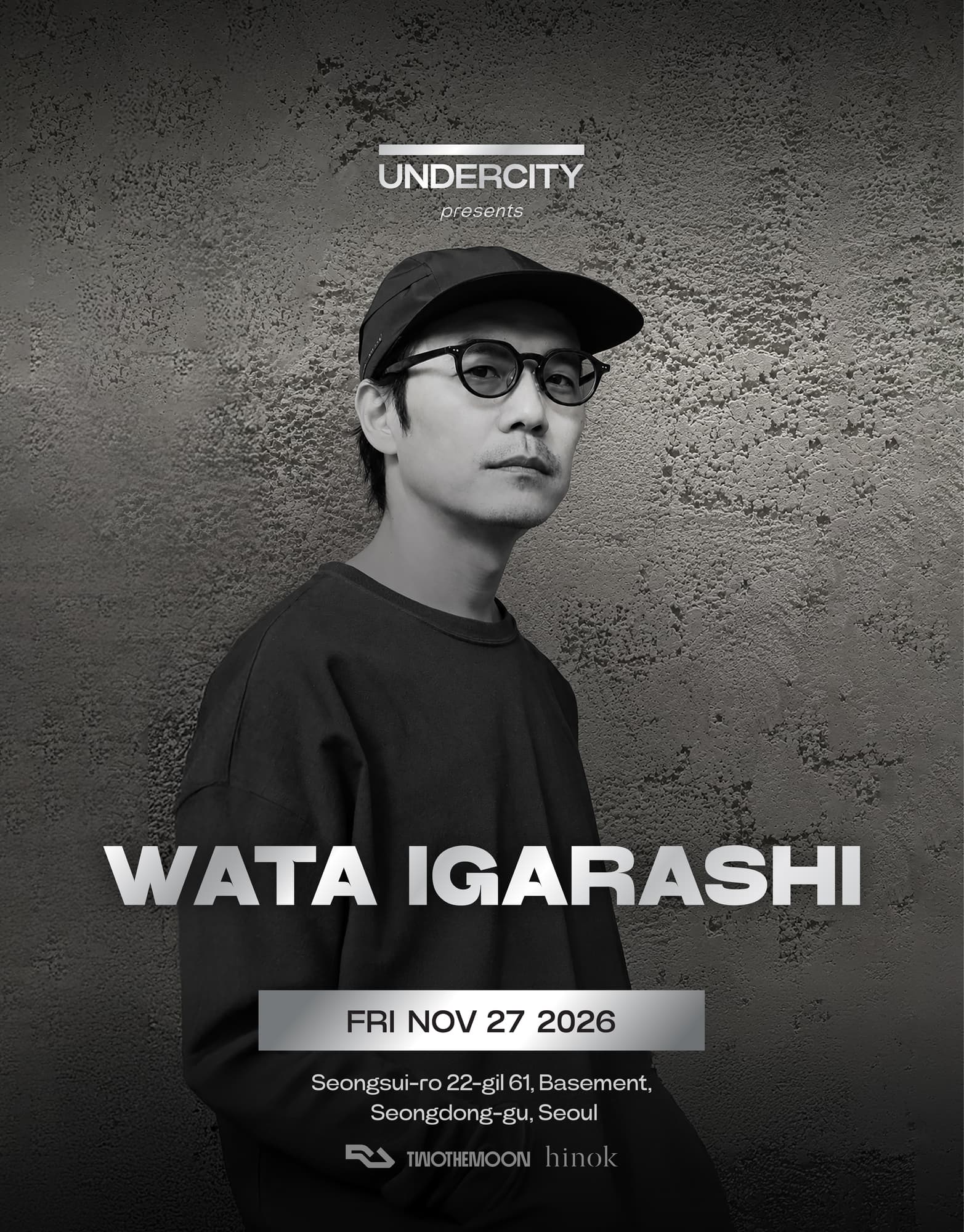 UNDERCITY presents Wata Igarashi flyer