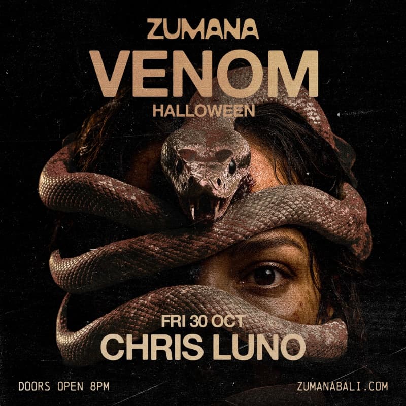 VENOM Halloween with Chris Luno flyer