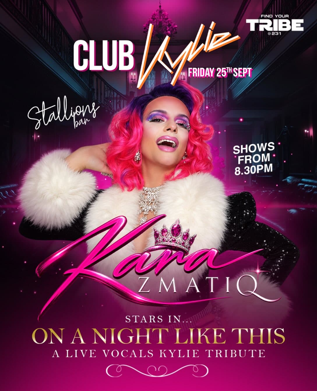 CLUB Kylie - AFL Grand Final Eve flyer