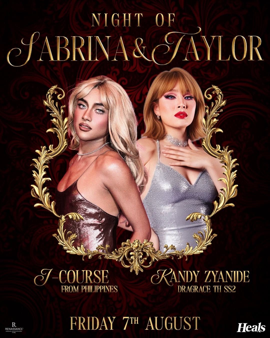 Night of Sabrina & Taylor flyer