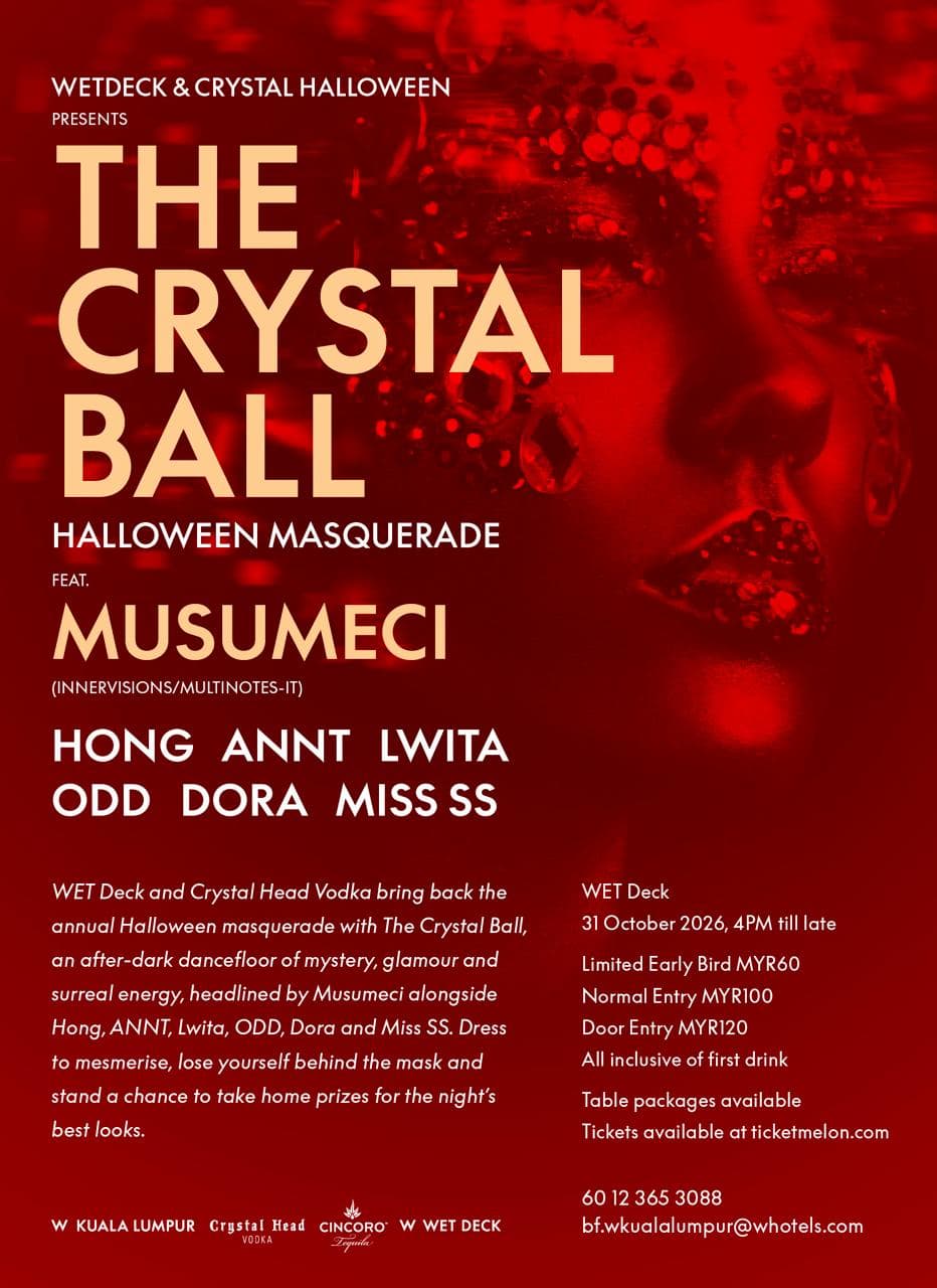 Crystal Halloween presents The Crystal Ball flyer