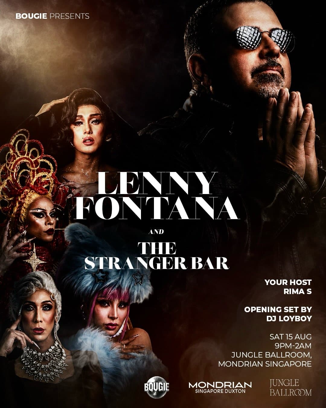 Lenny Fontana and The Stranger Bar flyer