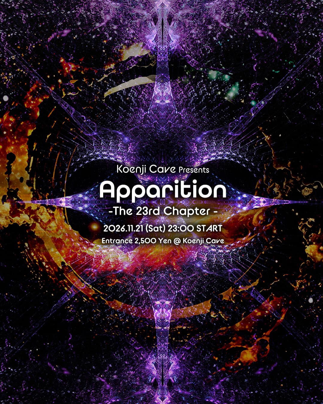 Koenji Cave presents: Apparition - The 23rd Chapter flyer
