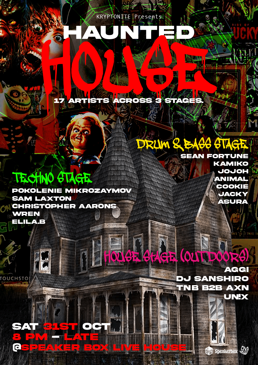 Haunted House flyer