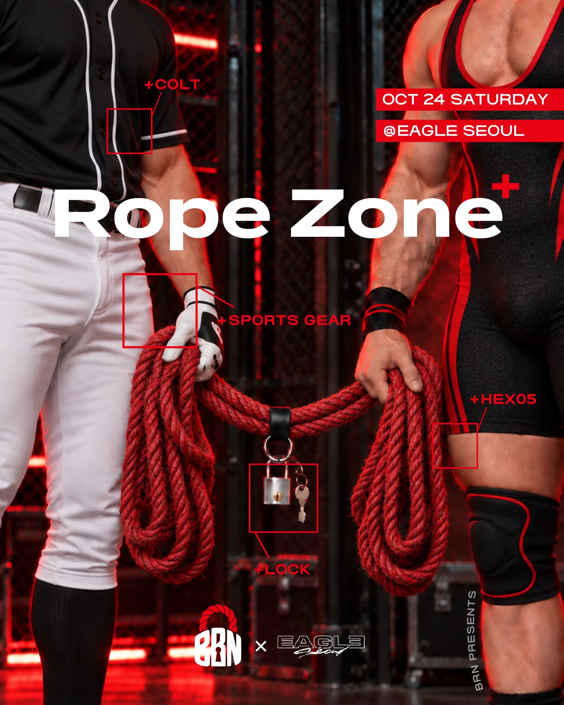 ROPE ZONE+ — LOCKTOBER × SPORTS GEAR flyer