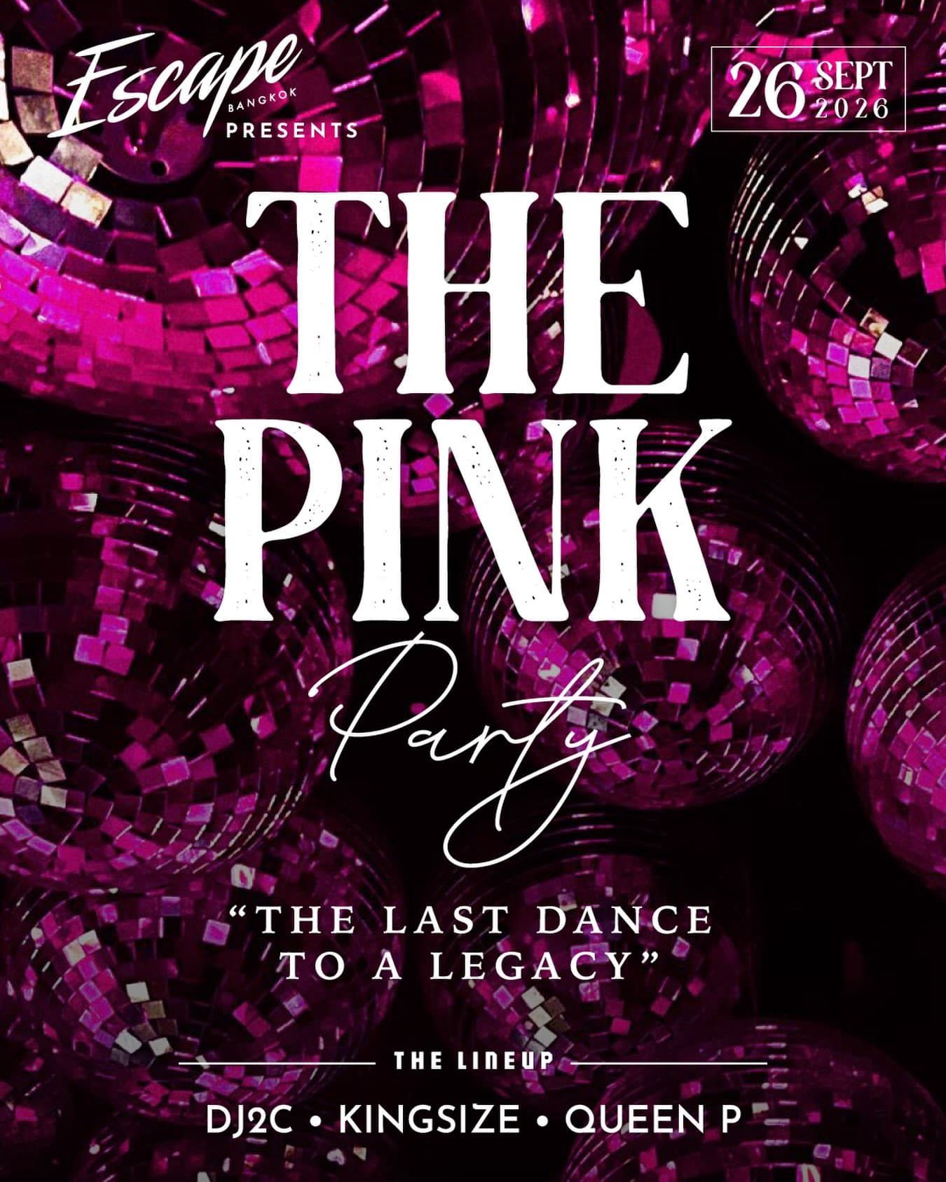 THE PINK PARTY flyer