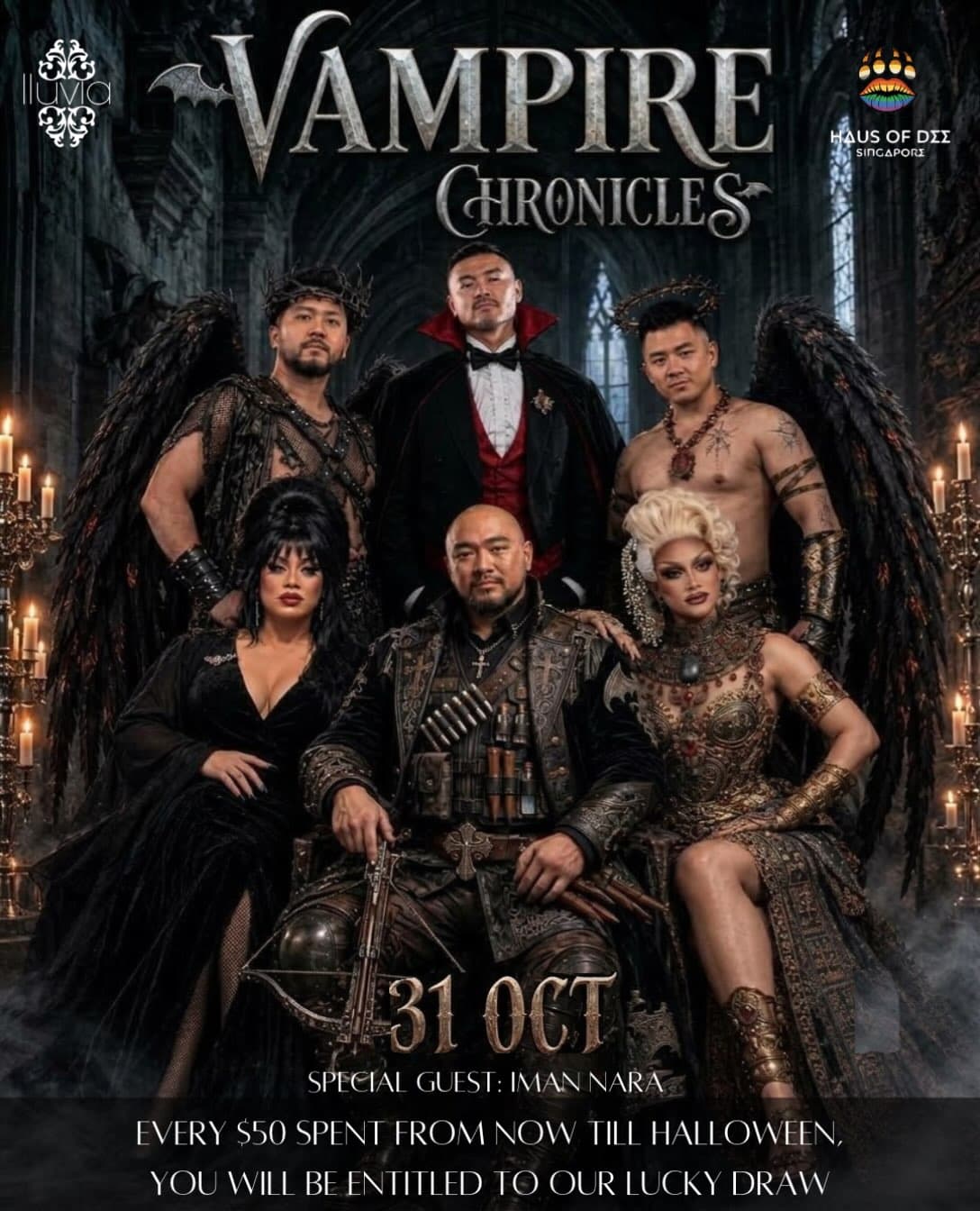 Vampire Chronicles: A Halloween Night of Darkness & Desire flyer