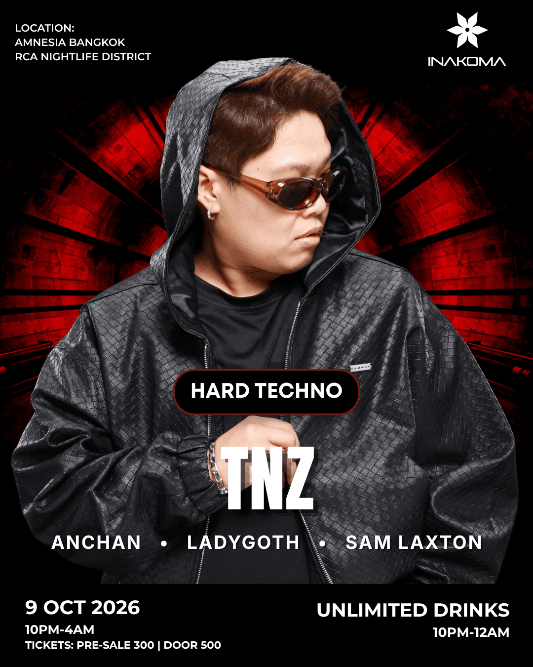 Hard Techno Rave feat. TNZ flyer