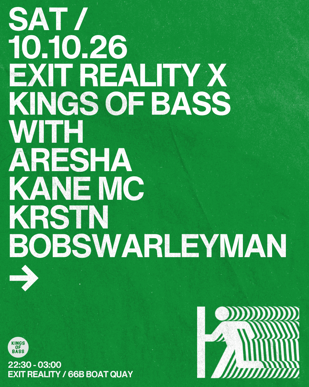 Exit Reality x Kings Of Bass flyer