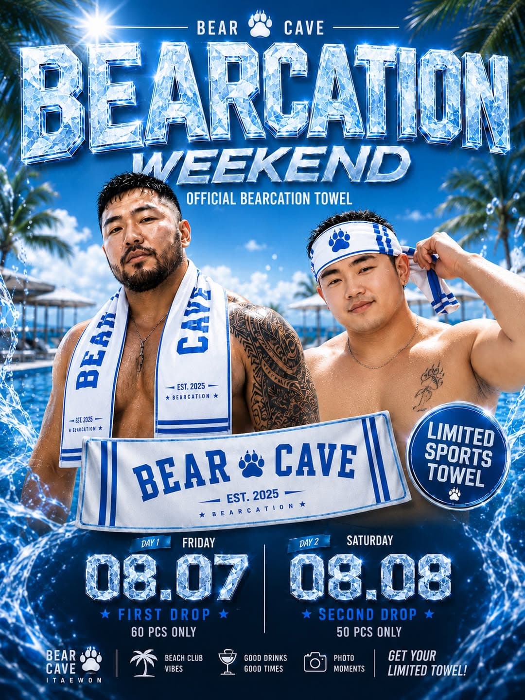 BEARCATION WEEKEND flyer