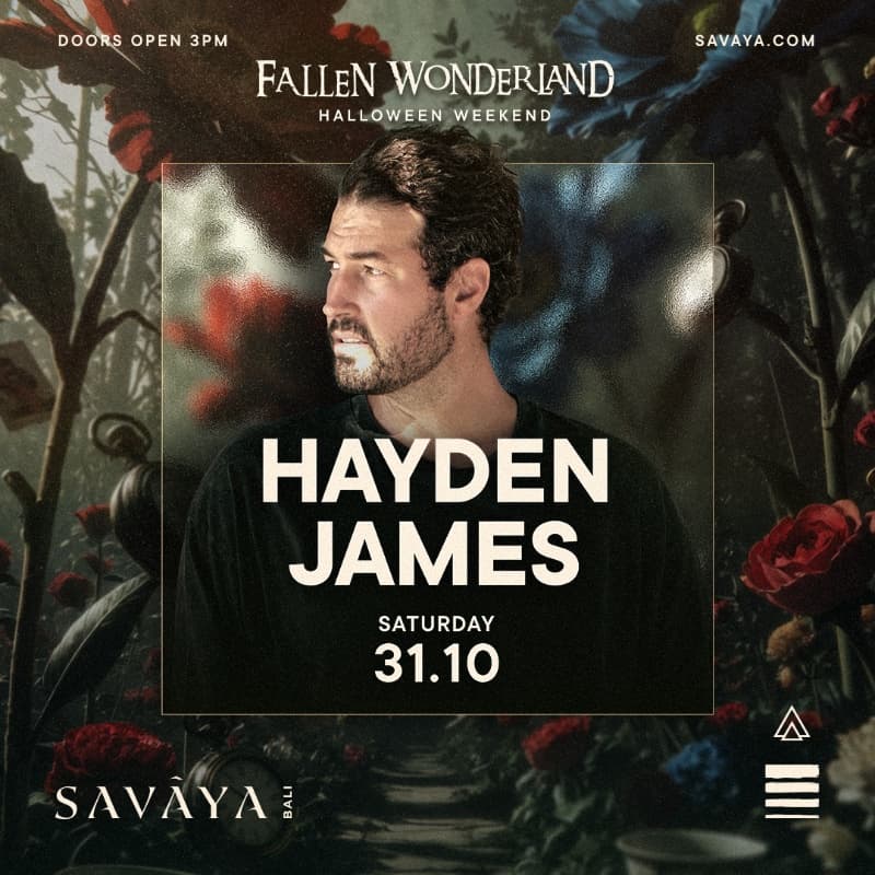 Fallen Wonderland: Hayden James flyer
