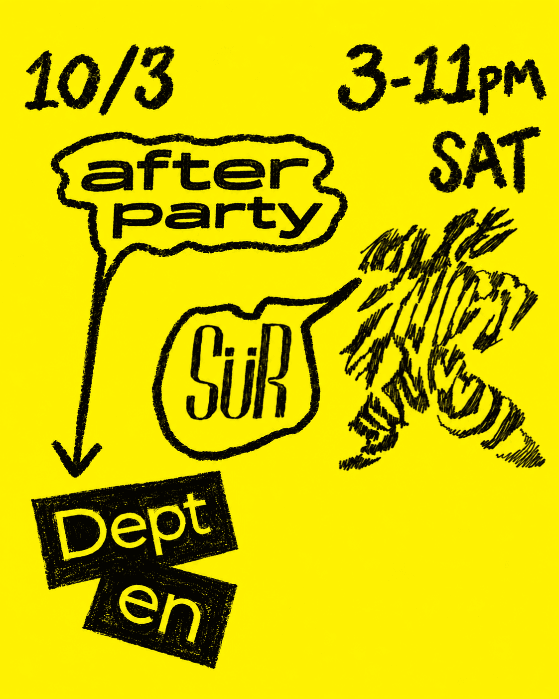 SüR 1st Anniversary After Party flyer