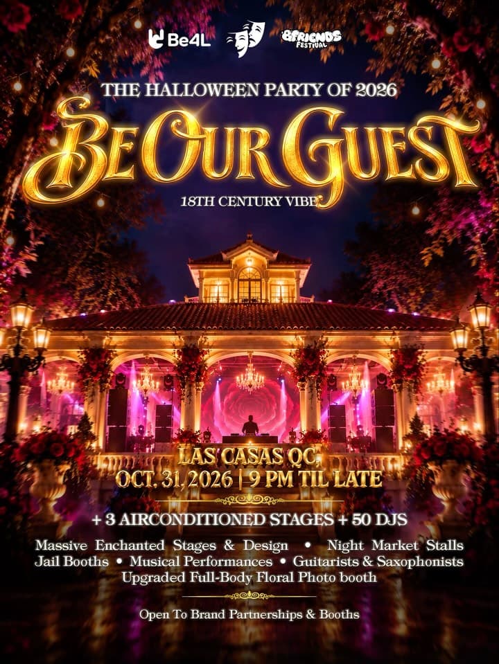 Be Our Guest - HDNN Halloween flyer