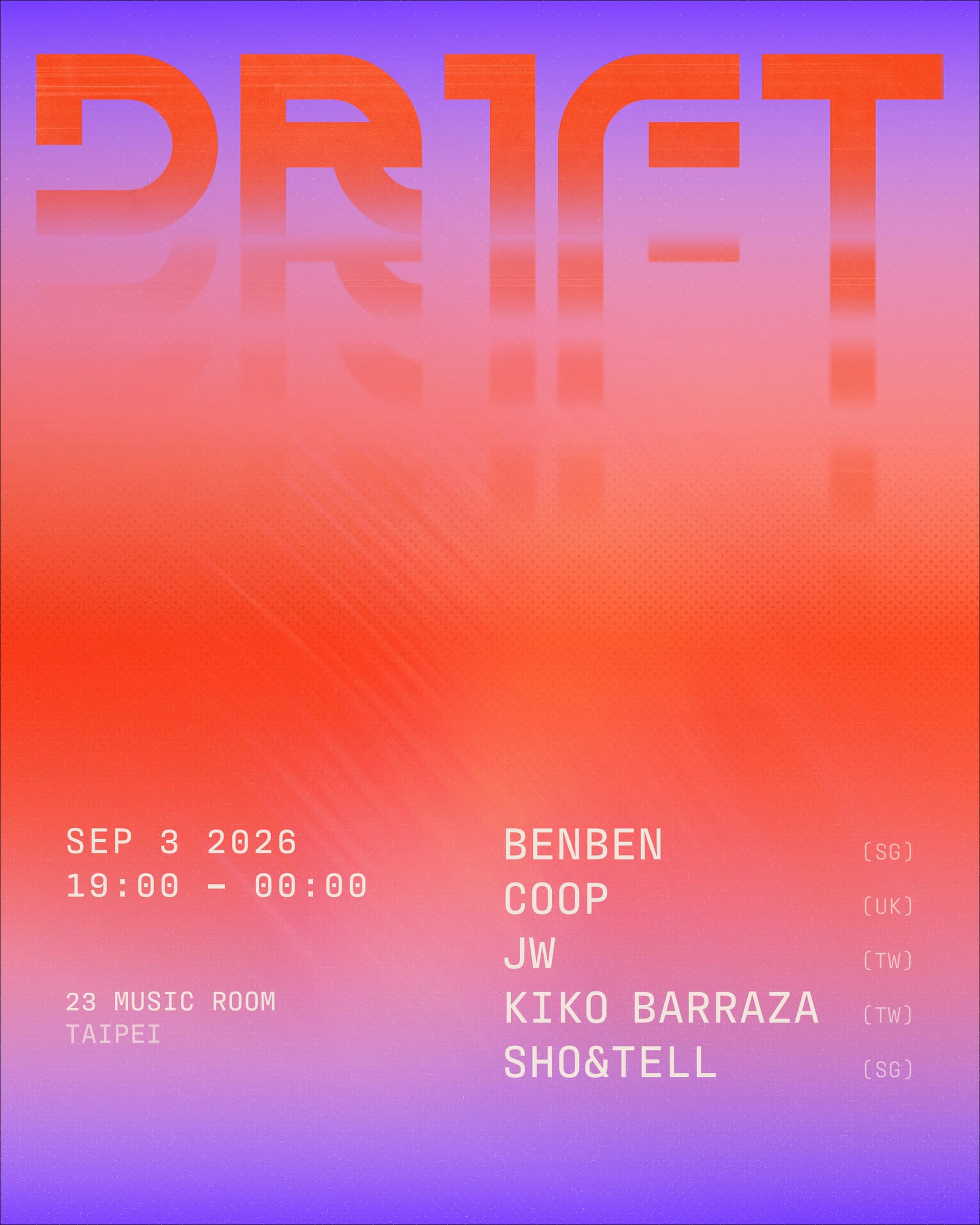 DRIFT flyer