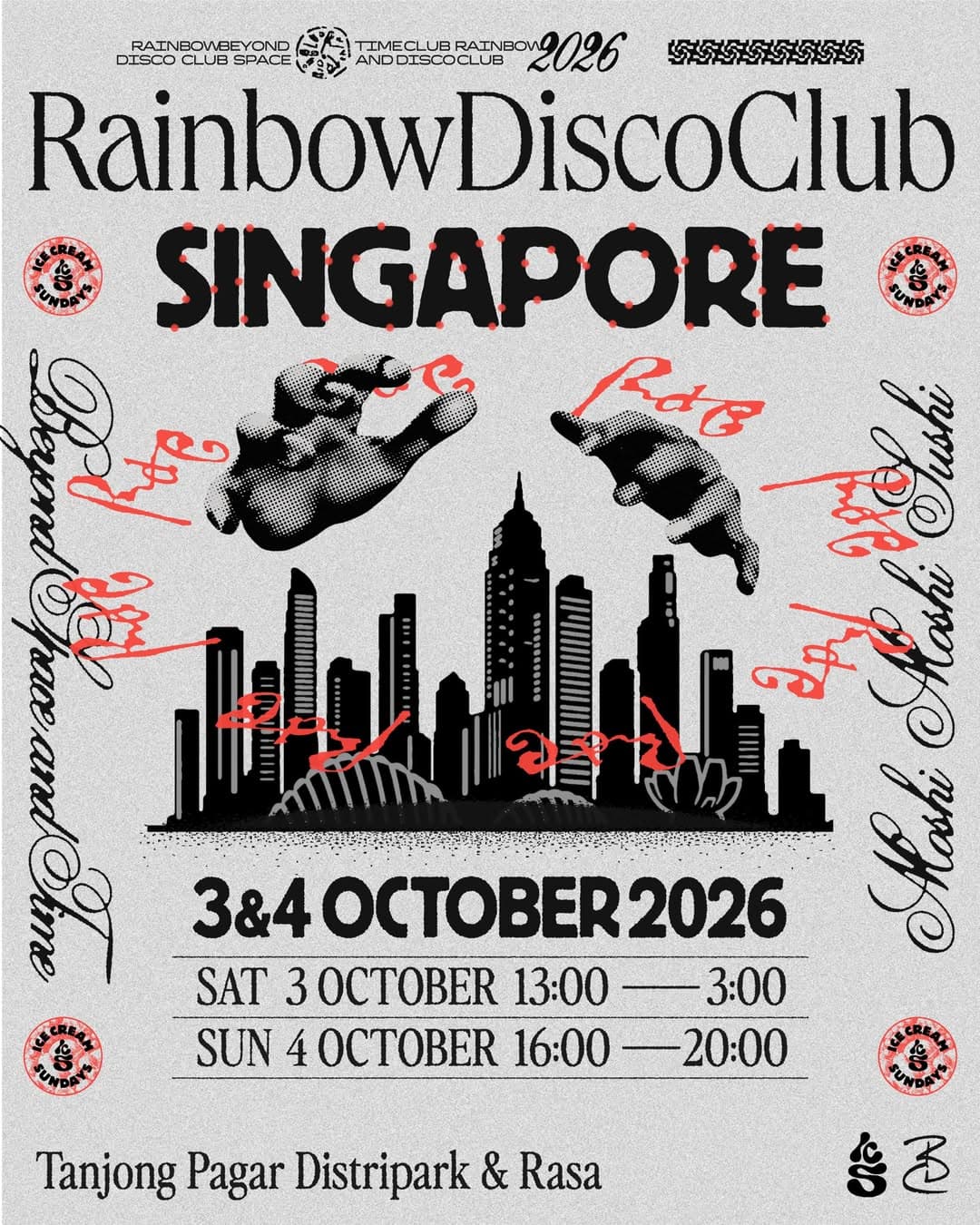 Rainbow Disco Club Singapore flyer