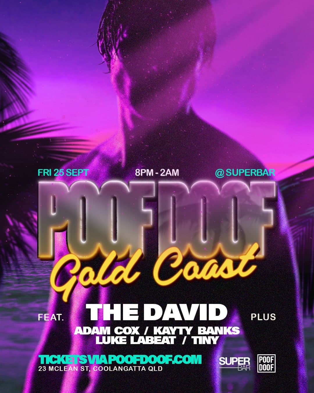 POOF DOOF Gold Coast flyer