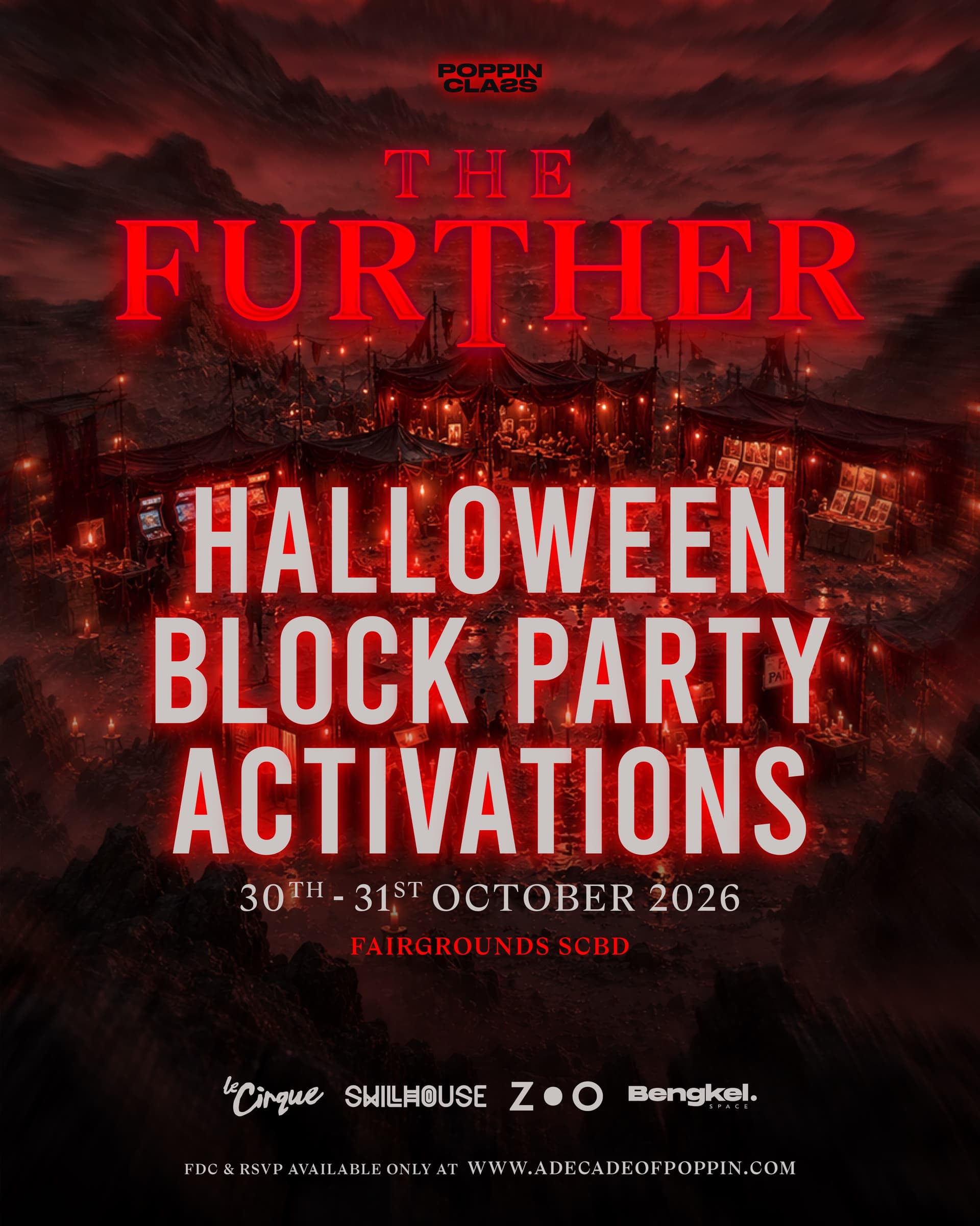 The Further: Halloween Block Party flyer