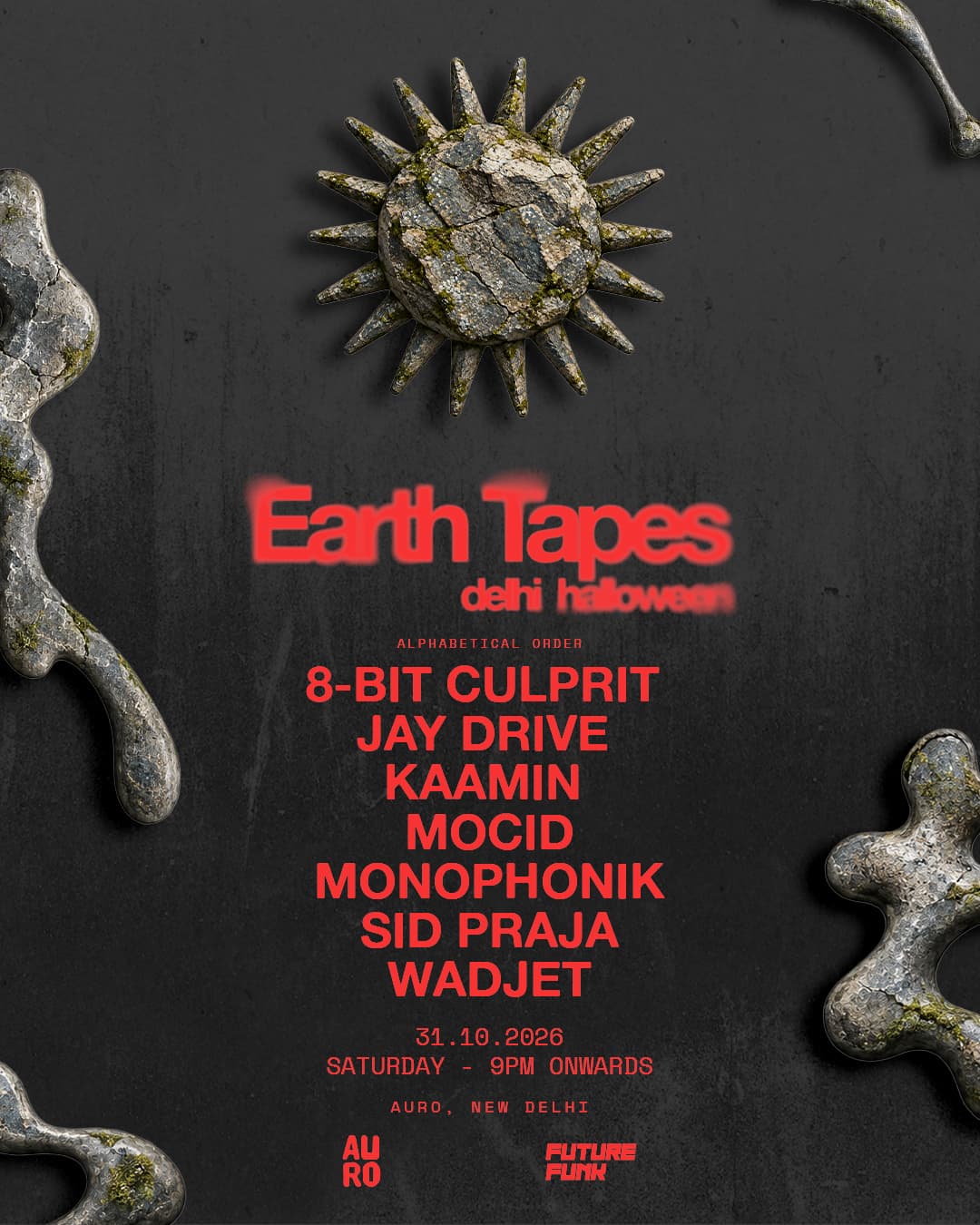 Earth Tapes: Delhi Halloween Edition flyer