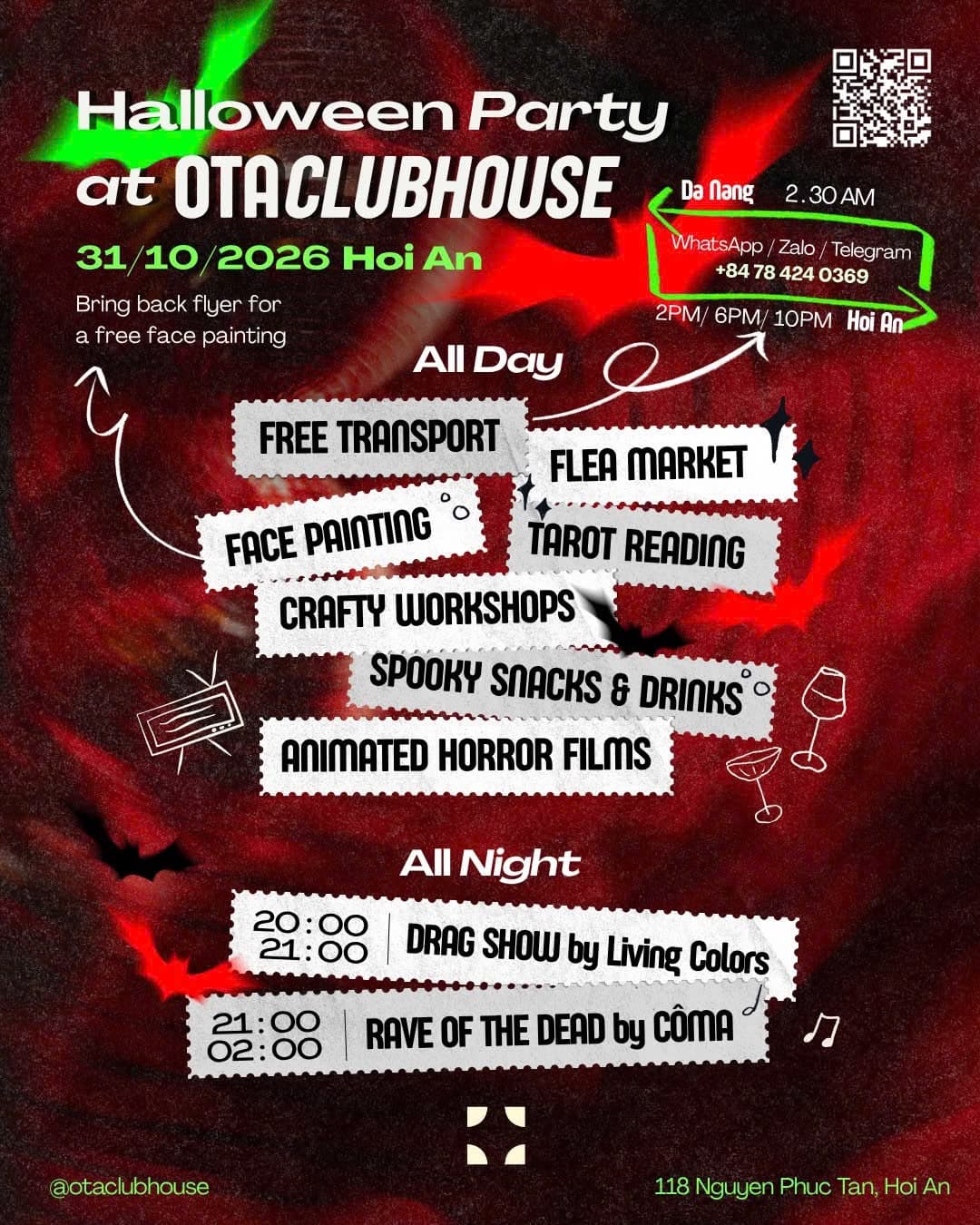 RAVE OF THE DEAD by CôMA flyer