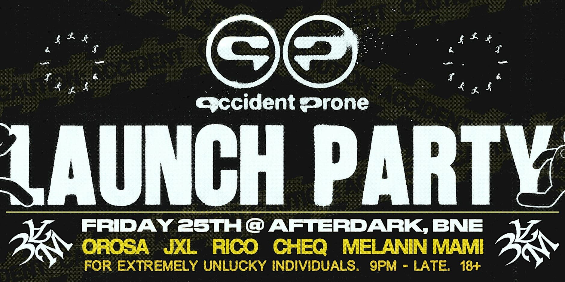 Accident Prone Official Launch Party flyer - image 9 of 9