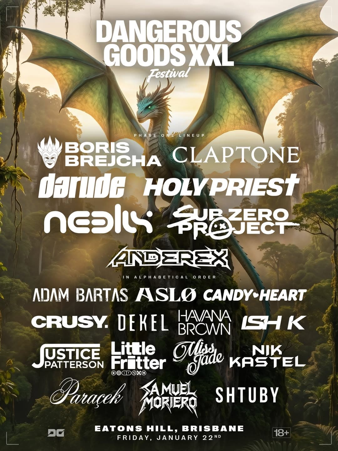 Dangerous Goods XXL Festival - Perth 2027 flyer - image 4 of 5