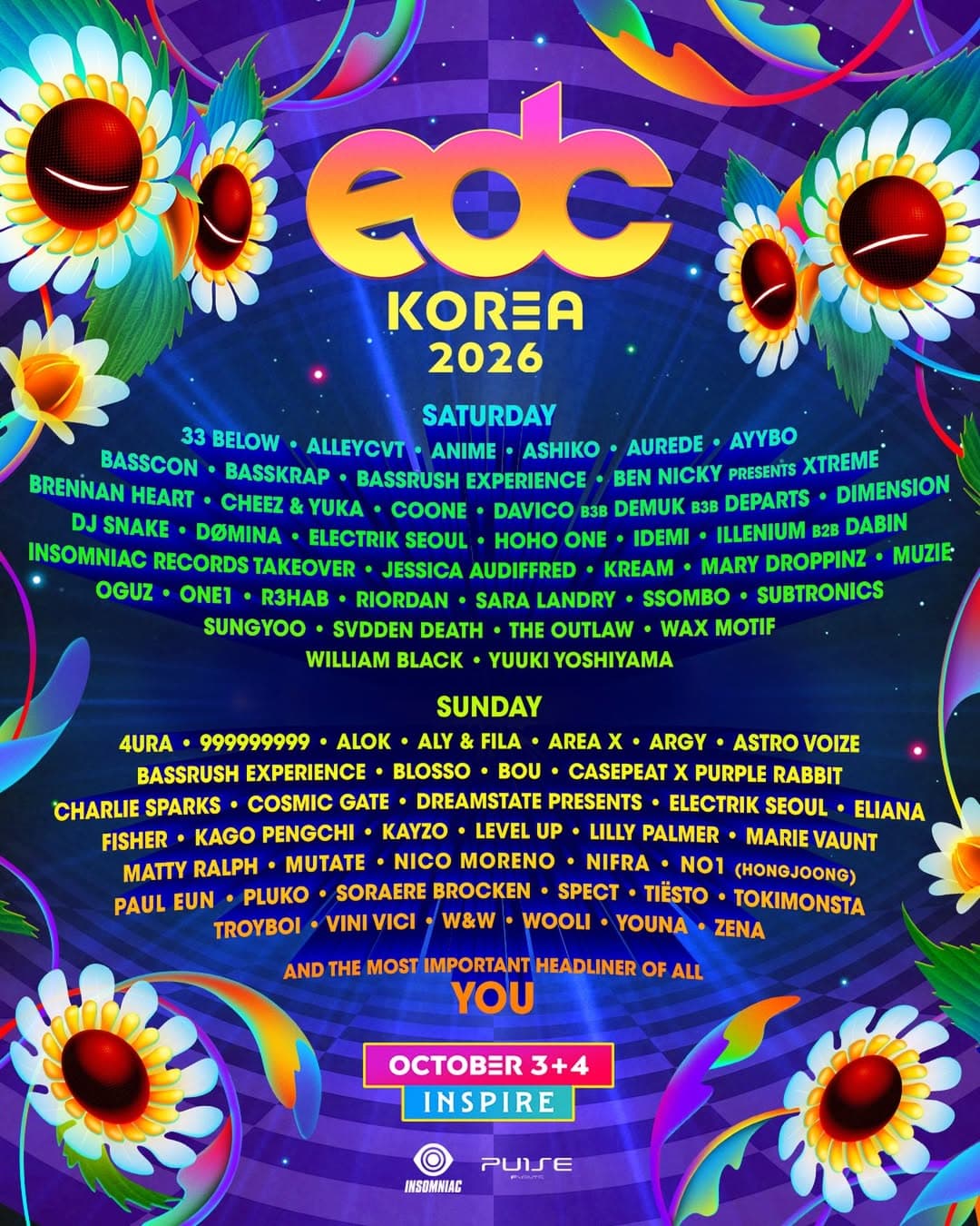 EDC Korea 2026 flyer